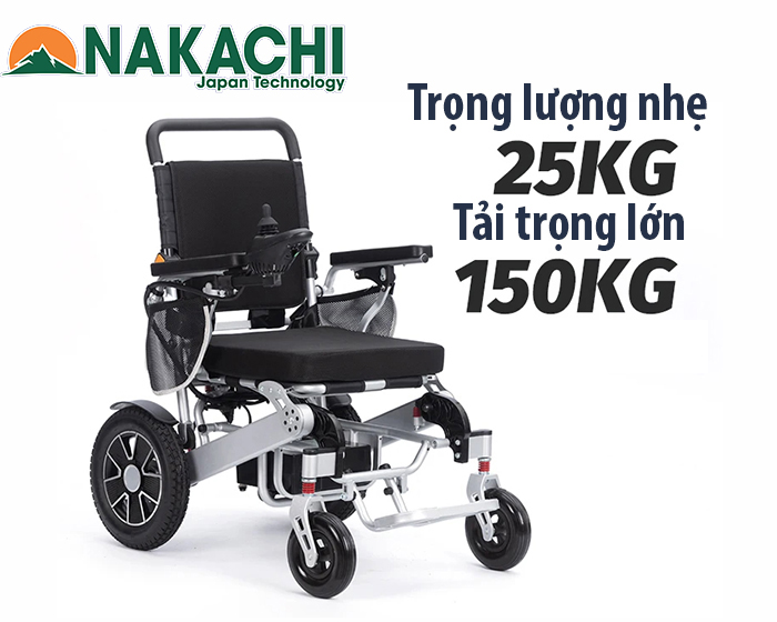 Tổng thể xe lăn điện gấp gọn NC-001